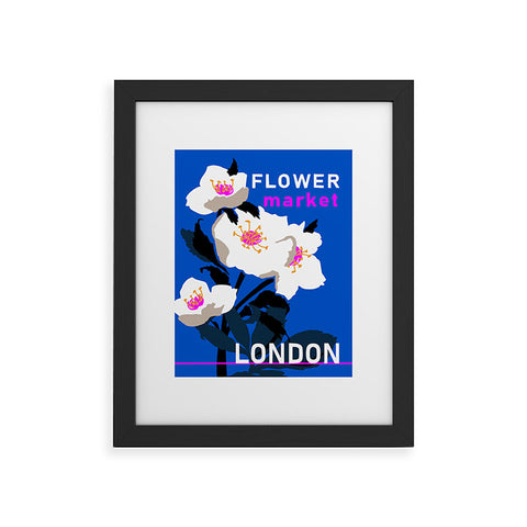 DESIGN d´annick Flower Market London I Framed Art Print