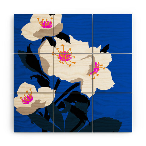 DESIGN dannick Flower Market London I Wood Wall Mural