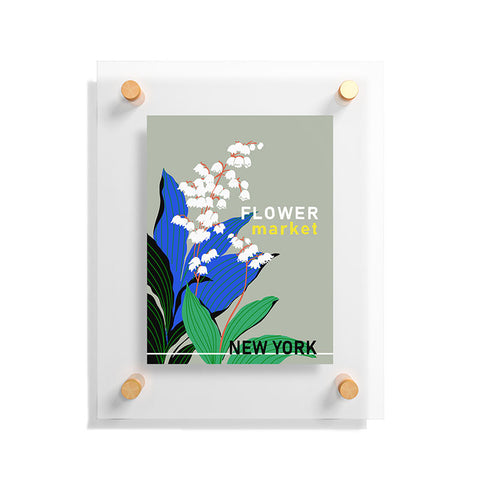 DESIGN dannick Flower Market New York Floating Acrylic Print