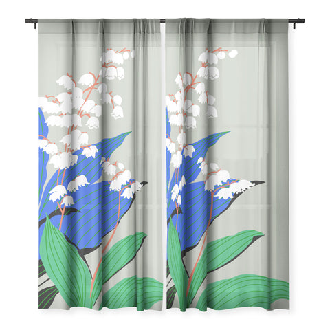 DESIGN dannick Flower Market New York Sheer Non Repeat