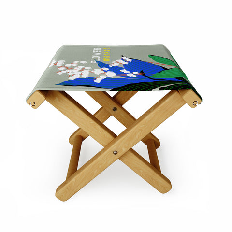 DESIGN dannick Flower Market New York Folding Stool