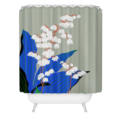 DESIGN dannick Flower Market New York Shower Curtain