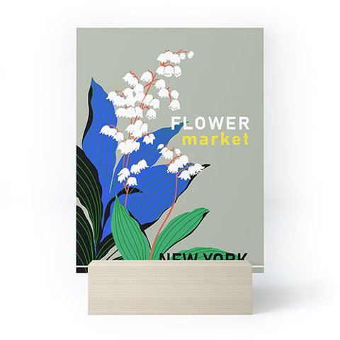 DESIGN d´annick Flower Market New York Mini Art Print