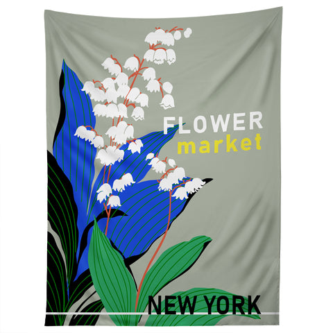 DESIGN d´annick Flower Market New York Tapestry