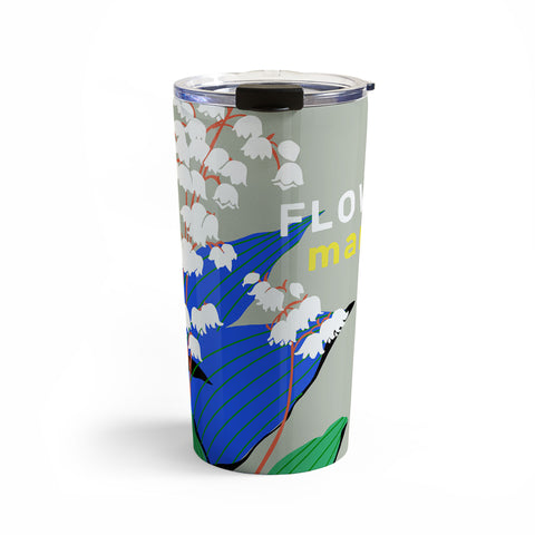 DESIGN dannick Flower Market New York Travel Mug