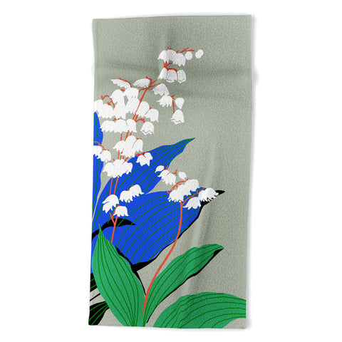 DESIGN dannick Flower Market New York Beach Towel