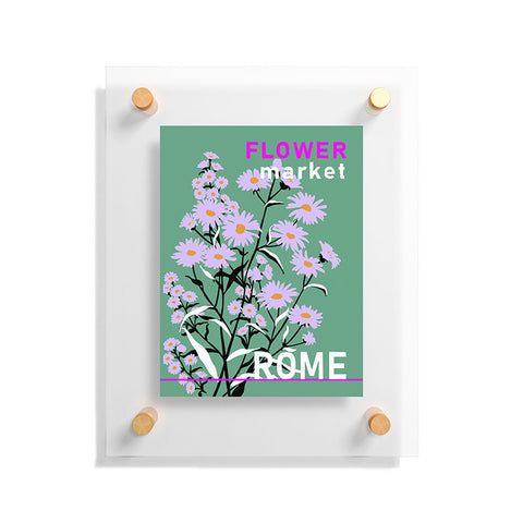 DESIGN dannick Flower Market Rome Floating Acrylic Print
