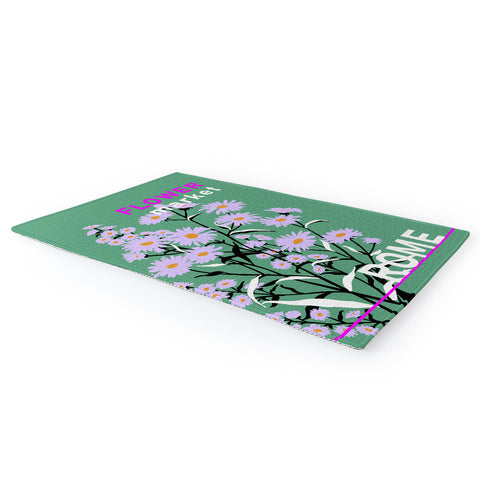 DESIGN dannick Flower Market Rome Area Rug