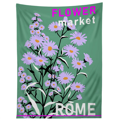 DESIGN d´annick Flower Market Rome Tapestry