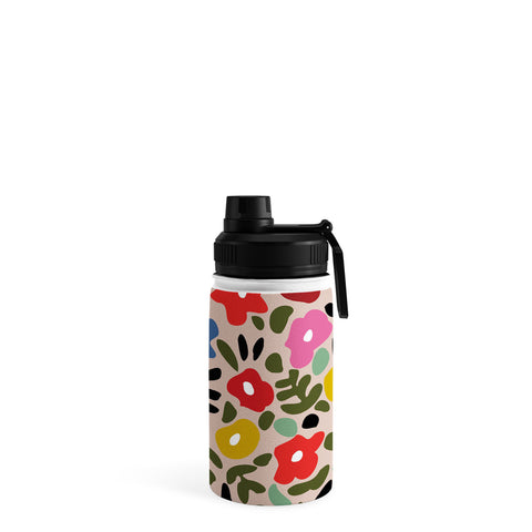 DESIGN d´annick Flower meadow in muted colours Water Bottle
