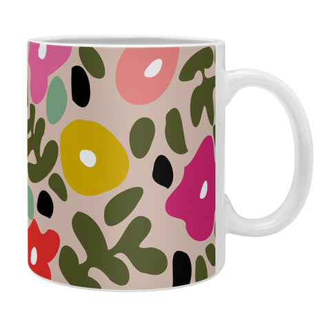 DESIGN dannick Flower meadow in muted colours Coffee Mug
