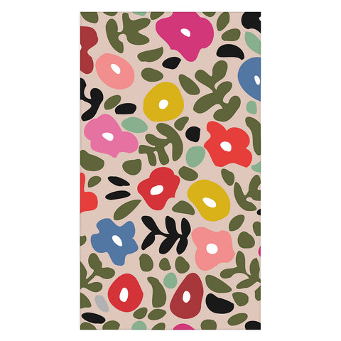 DESIGN dannick Flower meadow in muted colours Tablecloth