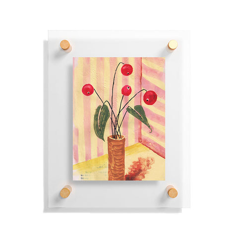 DESIGN dannick Flowers in a vase 1 Floating Acrylic Print