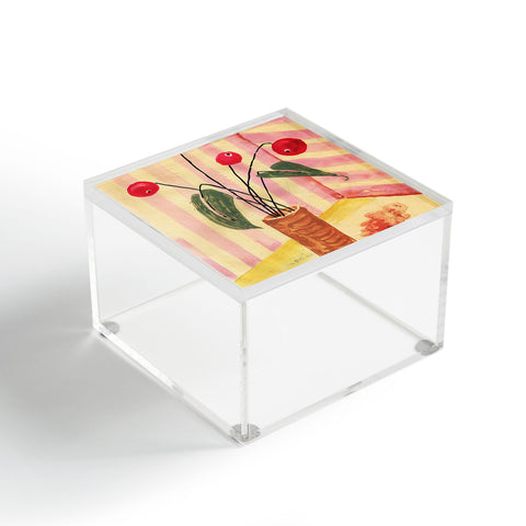 DESIGN dannick Flowers in a vase 1 Acrylic Box