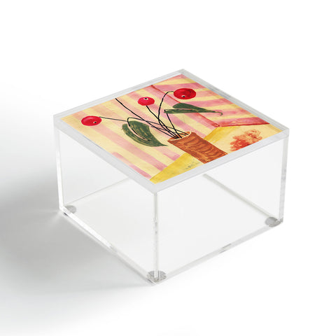 DESIGN d´annick Flowers in a vase 1 Acrylic Box