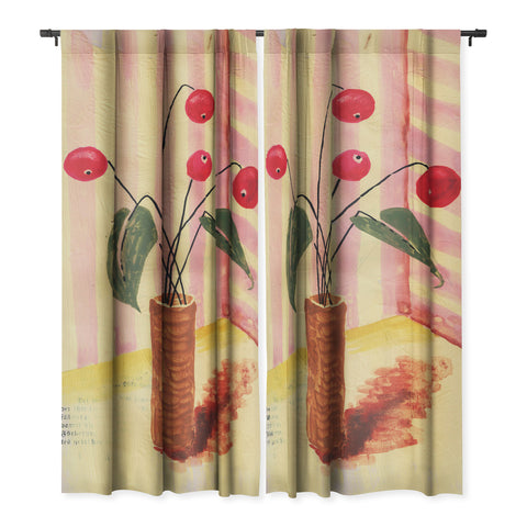 DESIGN dannick Flowers in a vase 1 Blackout Non Repeat