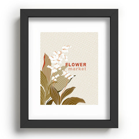 DESIGN dannick Flowers market lily of the valley Recessed Framing Rectangle