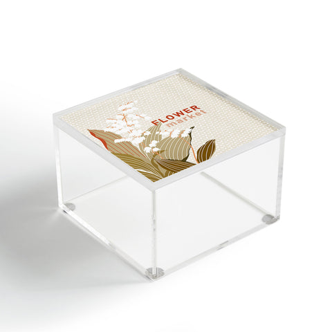 DESIGN dannick Flowers market lily of the valley Acrylic Box
