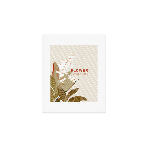 DESIGN dannick Flowers market lily of the valley Art Print