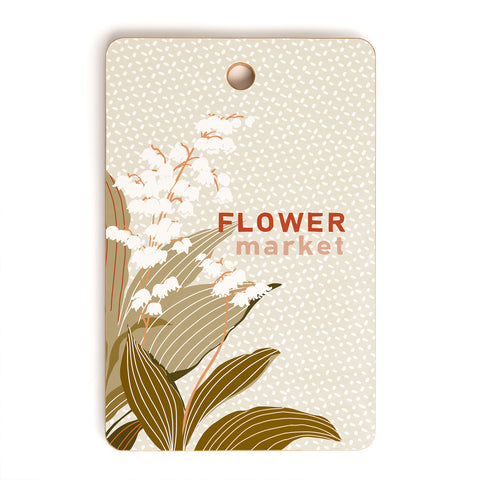 DESIGN d´annick Flowers market lily of the valley Cutting Board Rectangle