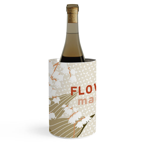 DESIGN dannick Flowers market lily of the valley Wine Chiller