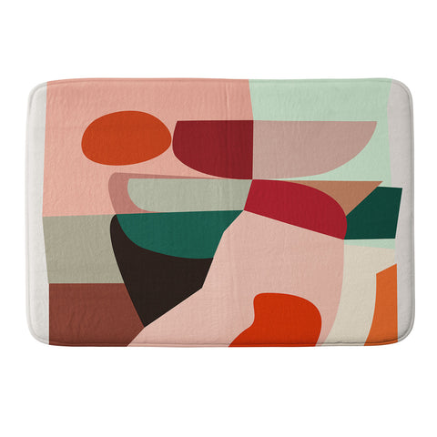 DESIGN dannick Geometric shapes Memory Foam Bath Mat
