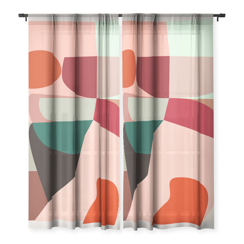 DESIGN dannick Geometric shapes Sheer Non Repeat