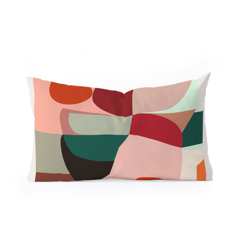 DESIGN dannick Geometric shapes Oblong Throw Pillow