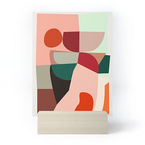 DESIGN d´annick Geometric shapes Mini Art Print