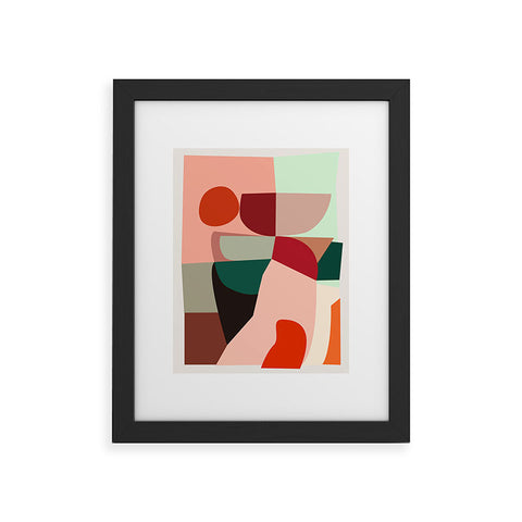 DESIGN d´annick Geometric shapes Framed Art Print