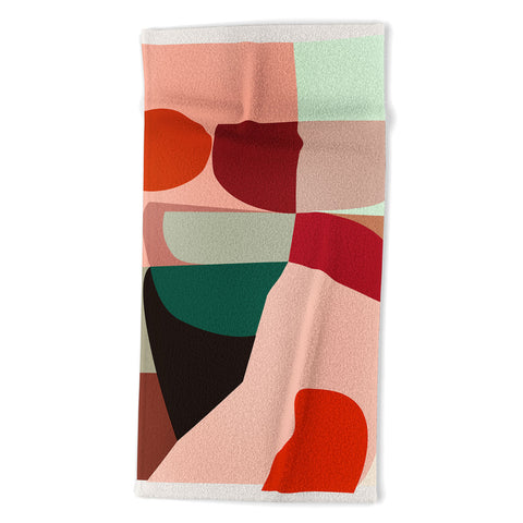 DESIGN dannick Geometric shapes Beach Towel
