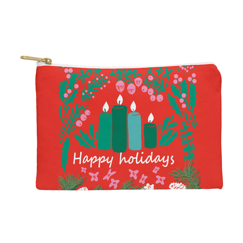 DESIGN dannick happy holidays greetings folk Pouch
