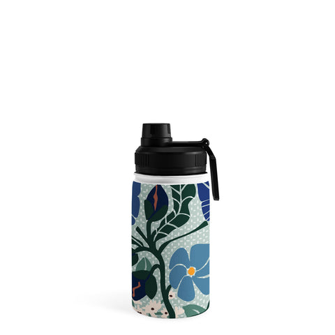 DESIGN dannick Klimt flowers light blue Water Bottle