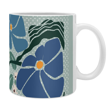 DESIGN d´annick Klimt flowers light blue Coffee Mug