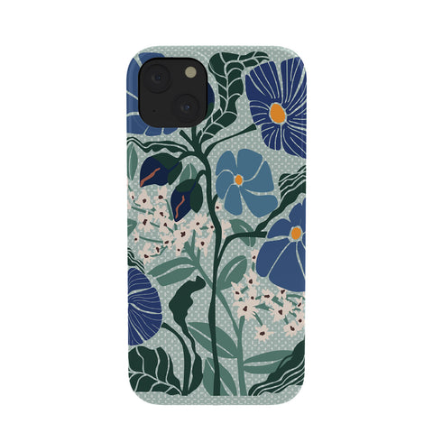 DESIGN dannick Klimt flowers light blue Phone Case