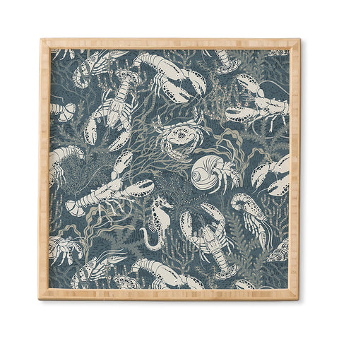 DESIGN dannick Lobster and friends Framed Wall Art