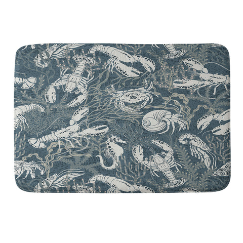 DESIGN dannick Lobster and friends Memory Foam Bath Mat