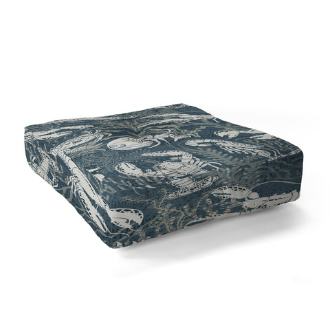 DESIGN dannick Lobster and friends Floor Pillow Square