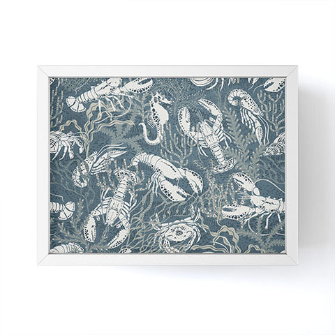 DESIGN d´annick Lobster and friends Framed Mini Art Print