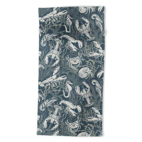 DESIGN dannick Lobster and friends Beach Towel