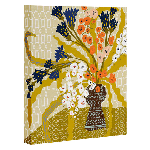 DESIGN d´annick Matisse Flower Vase modern Ill Art Canvas