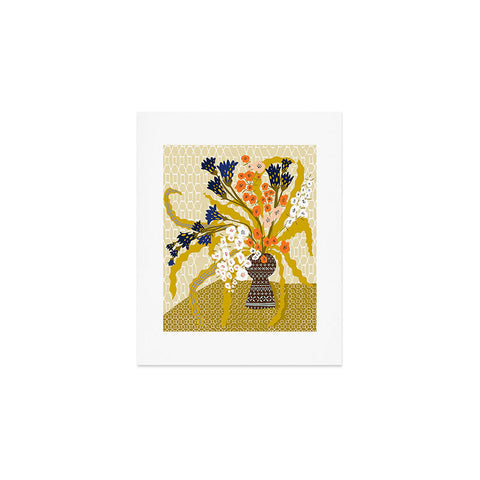 DESIGN d´annick Matisse Flower Vase modern Ill Art Print