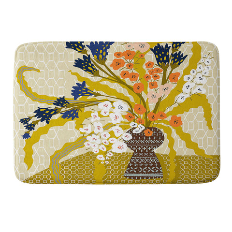 DESIGN d´annick Matisse Flower Vase modern Ill Memory Foam Bath Mat