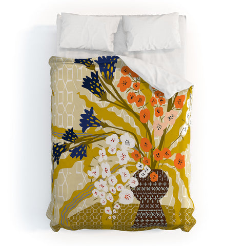 DESIGN dannick Matisse Flower Vase modern Ill Duvet Cover