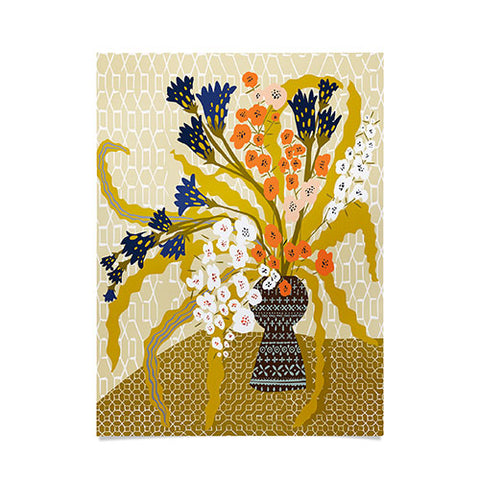 DESIGN d´annick Matisse Flower Vase modern Ill Poster
