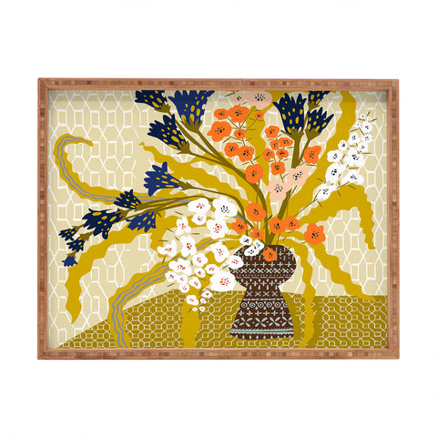 DESIGN d´annick Matisse Flower Vase modern Ill Rectangular Tray