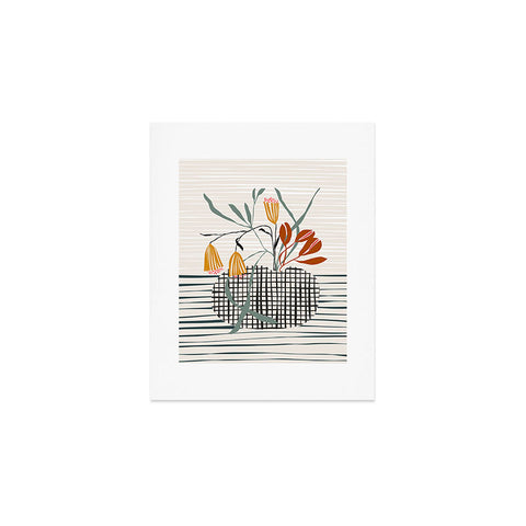 DESIGN dannick midcentury plant pot Art Print