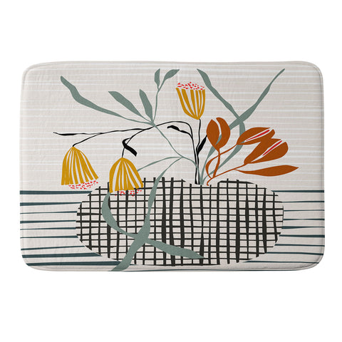 DESIGN dannick midcentury plant pot Memory Foam Bath Mat