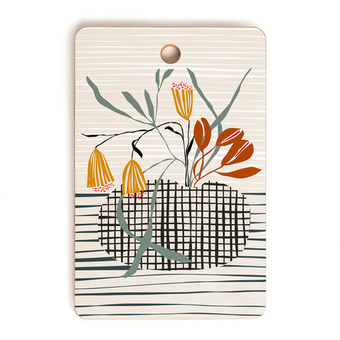 DESIGN dannick midcentury plant pot Cutting Board Rectangle