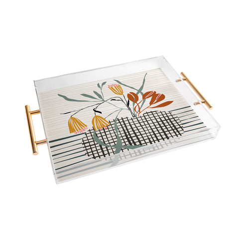 DESIGN dannick midcentury plant pot Acrylic Tray